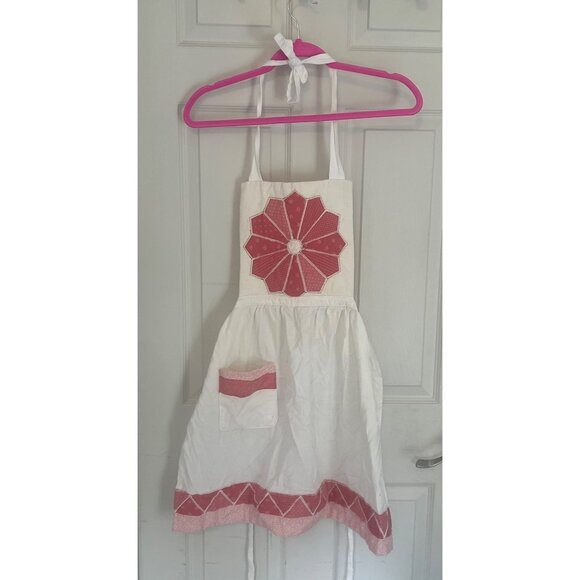 Other - Vintage Handmade Quilted Patchwork Tie Closure Apron
